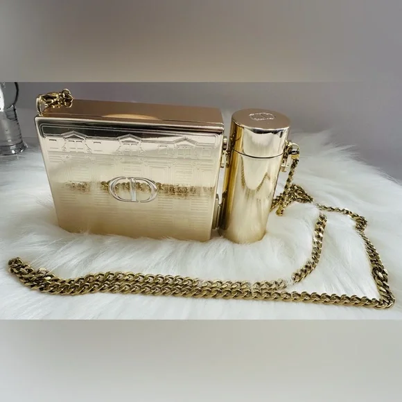 Dior Rouge Minaudiere Limited Holiday Lipstick Case and Refill Set